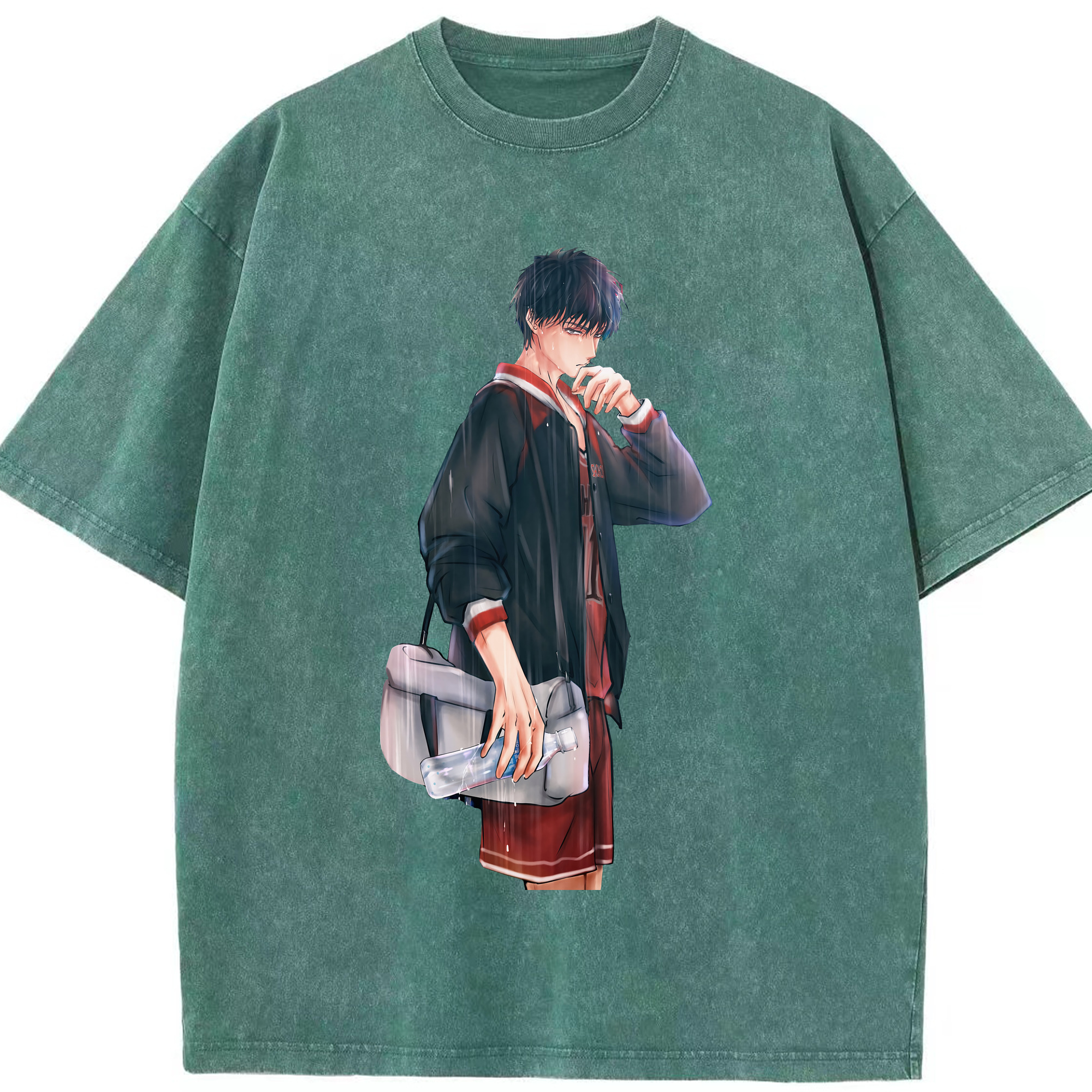 （画像用） SLAM DUNK／スラムダンク 綿100% ヴィンテージ風 半袖Tシャツ（フロントプリント）
